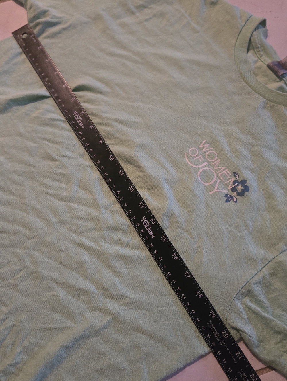 Lime Green Love Praise Tee Women of Joy Shirt God Worship Floral Neon Colorful - Picture 6 of 7